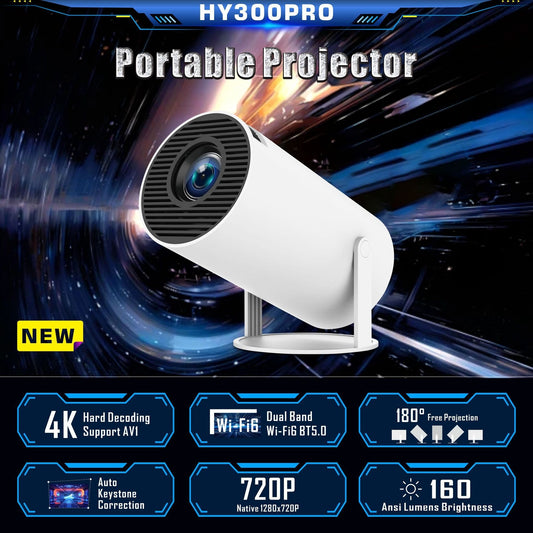 HY300 Pro – Projetor Portátil para Home Theater