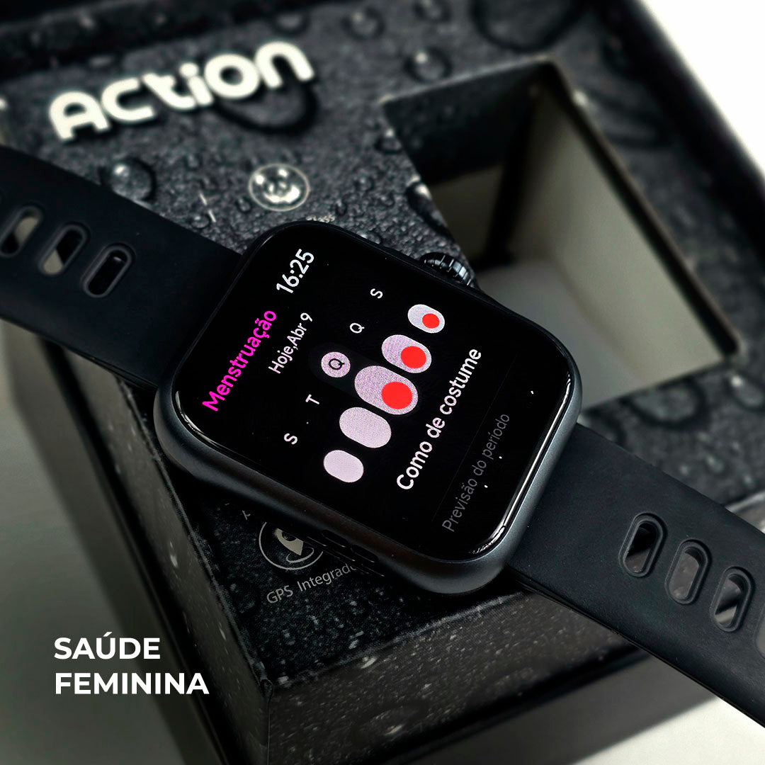 ACTION Smartwatch | GPS, 3ATM, AMOLED 1.78" e 7 Dias de Bateria