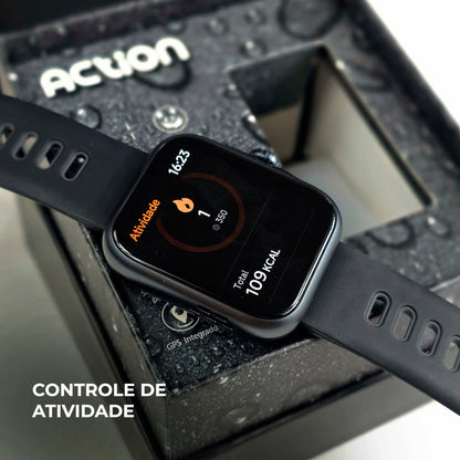 ACTION Smartwatch | GPS, 3ATM, AMOLED 1.78" e 7 Dias de Bateria