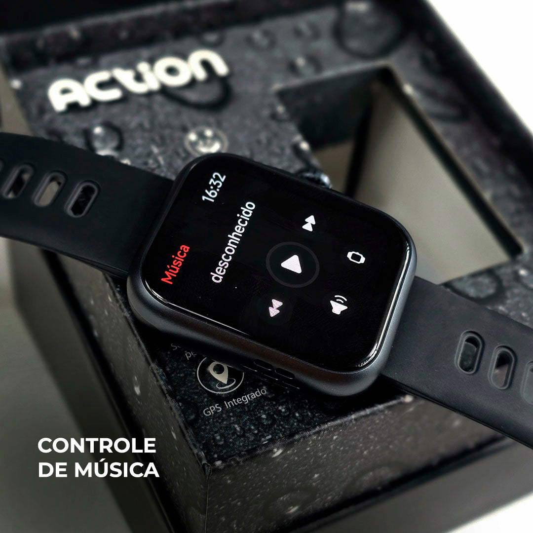 ACTION Smartwatch | GPS, 3ATM, AMOLED 1.78" e 7 Dias de Bateria