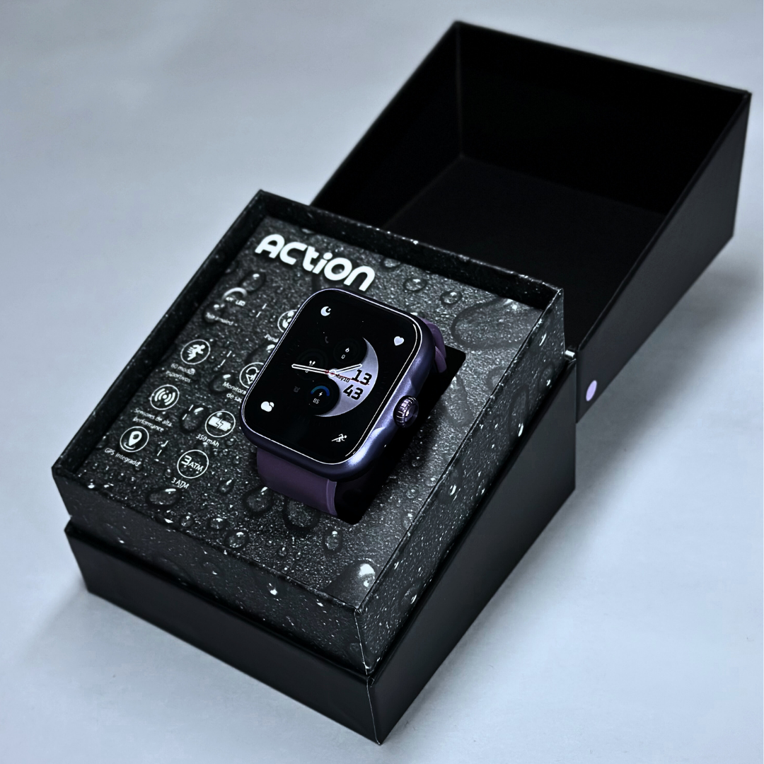 ACTION Smartwatch | GPS, 3ATM, AMOLED 1.78" e 7 Dias de Bateria