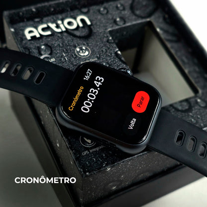 ACTION Smartwatch | GPS, 3ATM, AMOLED 1.78" e 7 Dias de Bateria