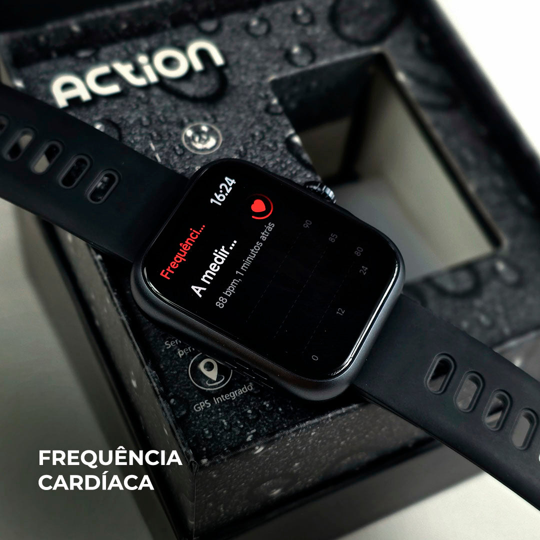 ACTION Smartwatch | GPS, 3ATM, AMOLED 1.78" e 7 Dias de Bateria