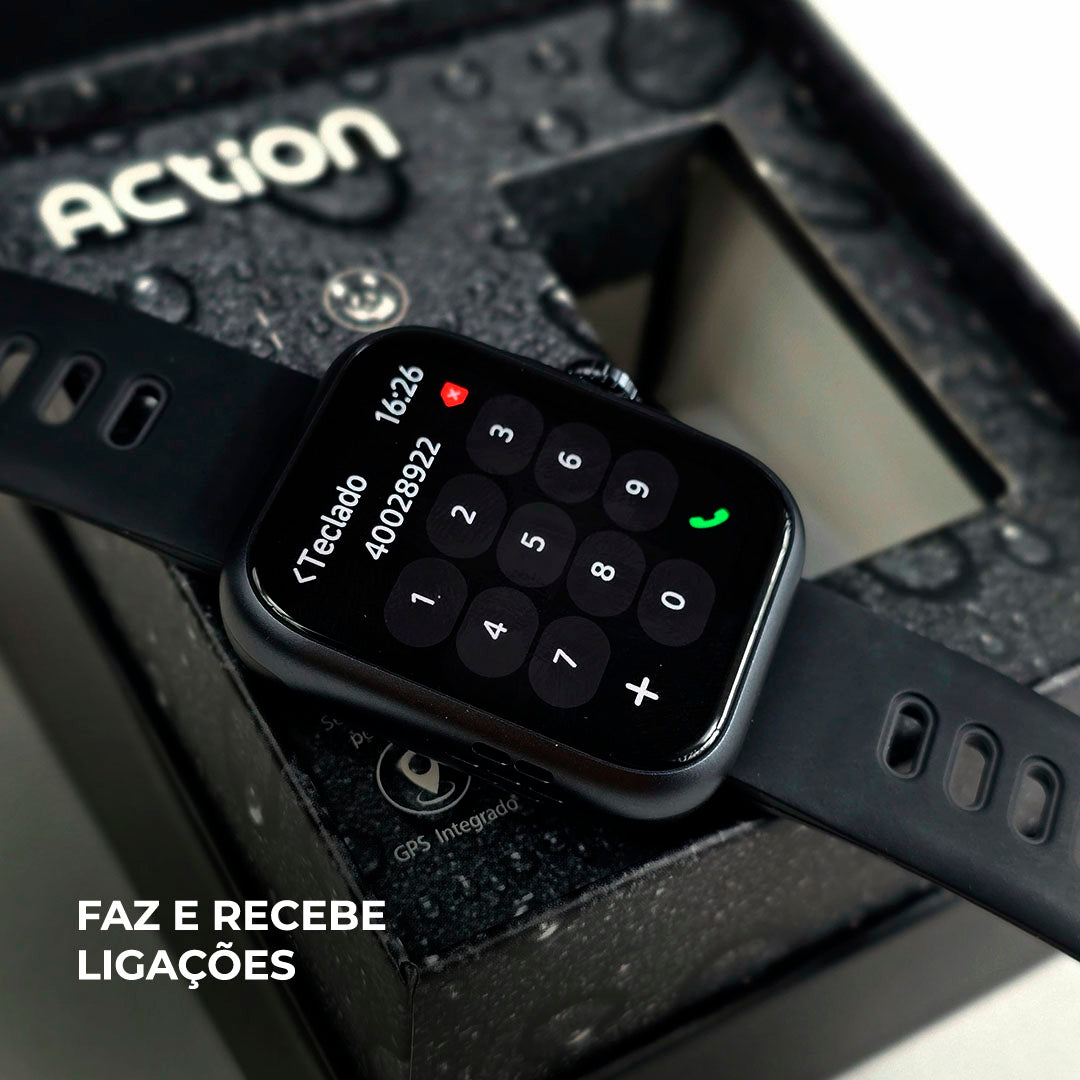 ACTION Smartwatch | GPS, 3ATM, AMOLED 1.78" e 7 Dias de Bateria
