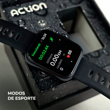 ACTION Smartwatch | GPS, 3ATM, AMOLED 1.78" e 7 Dias de Bateria