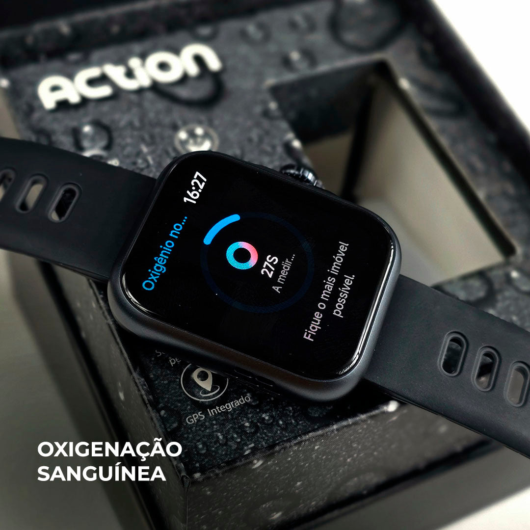 ACTION Smartwatch | GPS, 3ATM, AMOLED 1.78" e 7 Dias de Bateria
