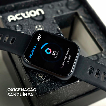 ACTION Smartwatch | GPS, 3ATM, AMOLED 1.78" e 7 Dias de Bateria