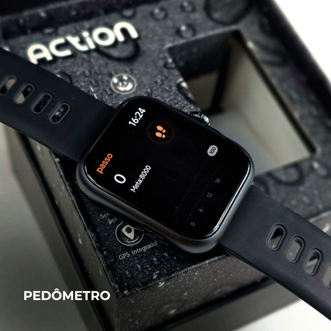ACTION Smartwatch | GPS, 3ATM, AMOLED 1.78" e 7 Dias de Bateria