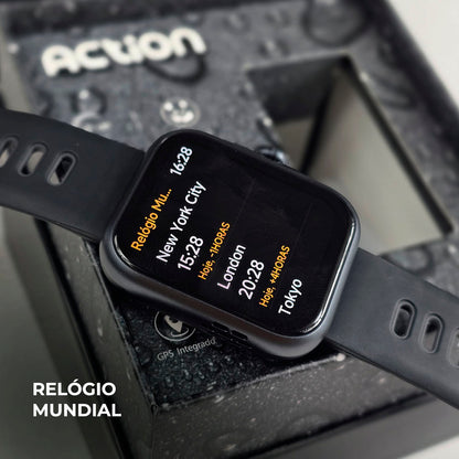 ACTION Smartwatch | GPS, 3ATM, AMOLED 1.78" e 7 Dias de Bateria