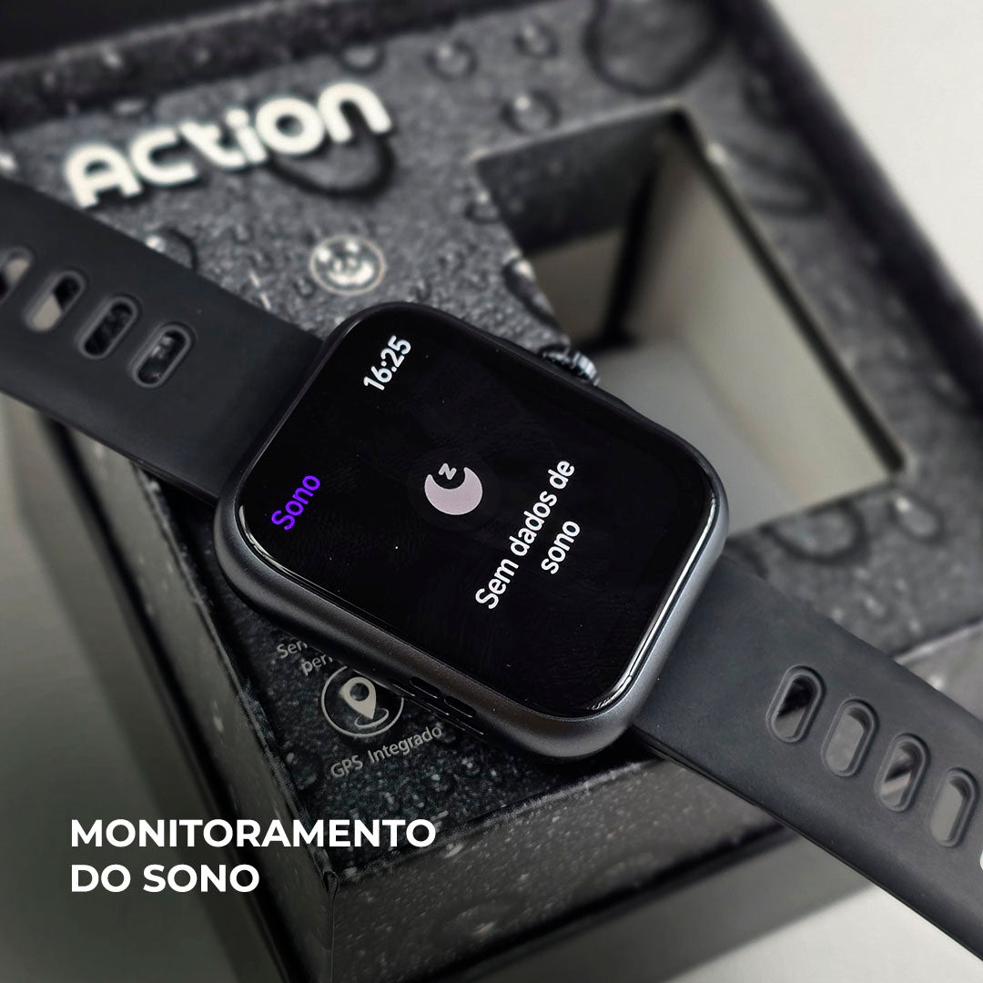 ACTION Smartwatch | GPS, 3ATM, AMOLED 1.78" e 7 Dias de Bateria