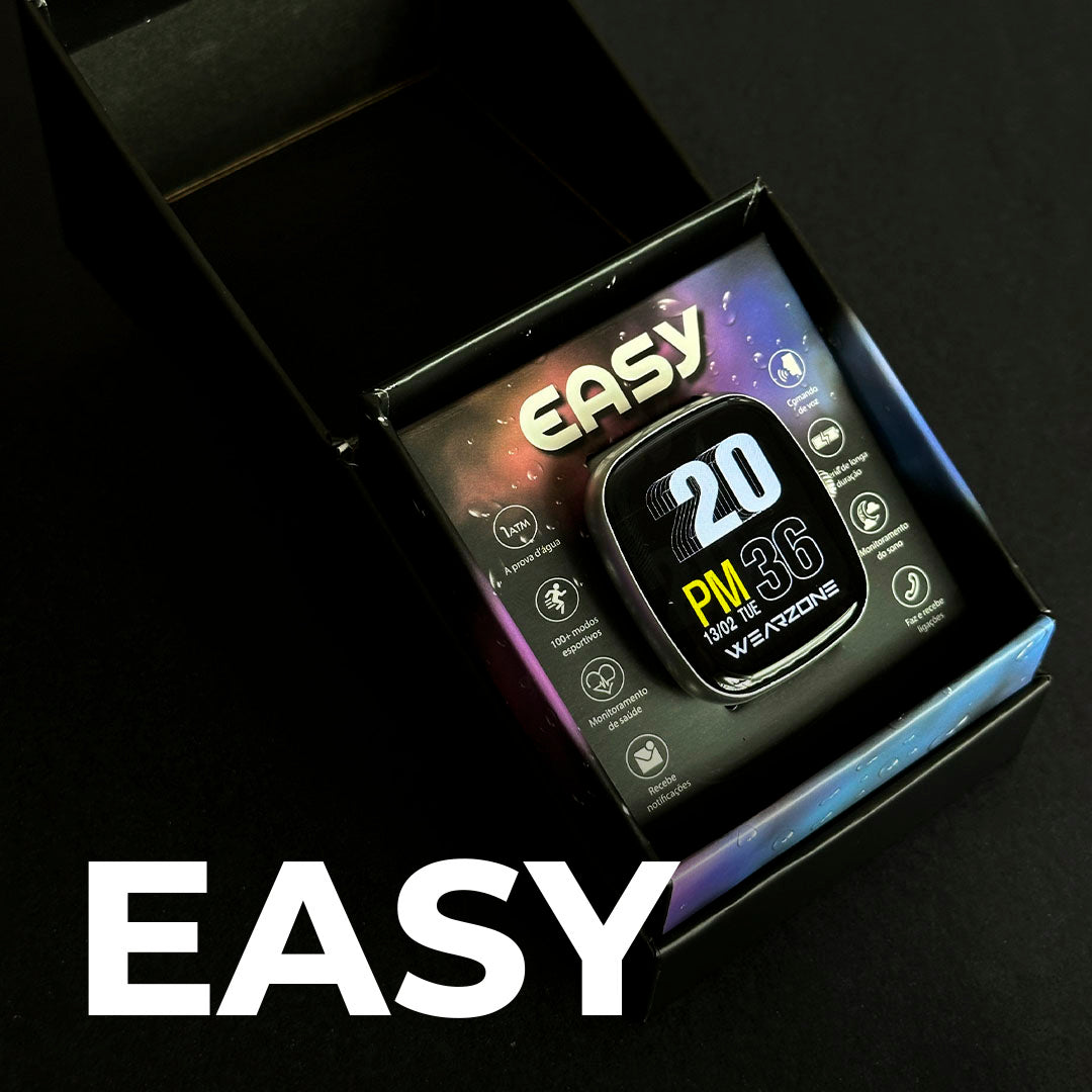 EASY Smartwatch | Ligão, 7 Dias de Bateria e Tela 1.83"
