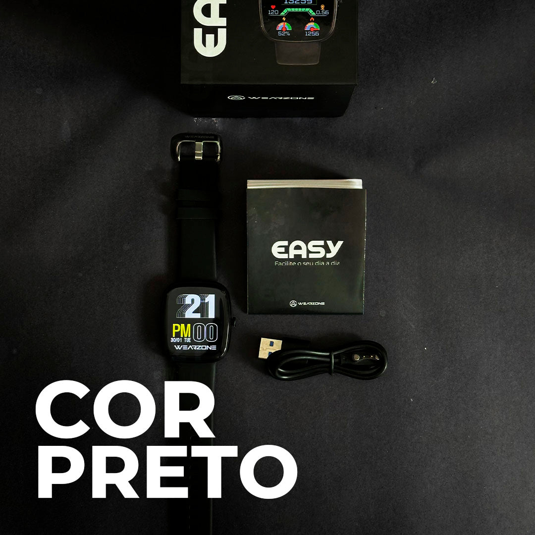 EASY Smartwatch | Ligão, 7 Dias de Bateria e Tela 1.83"