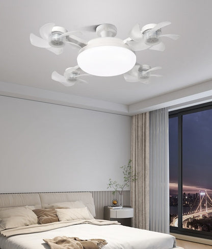 Ventilador de Teto LED com Controle Remoto e 3 Velocidades