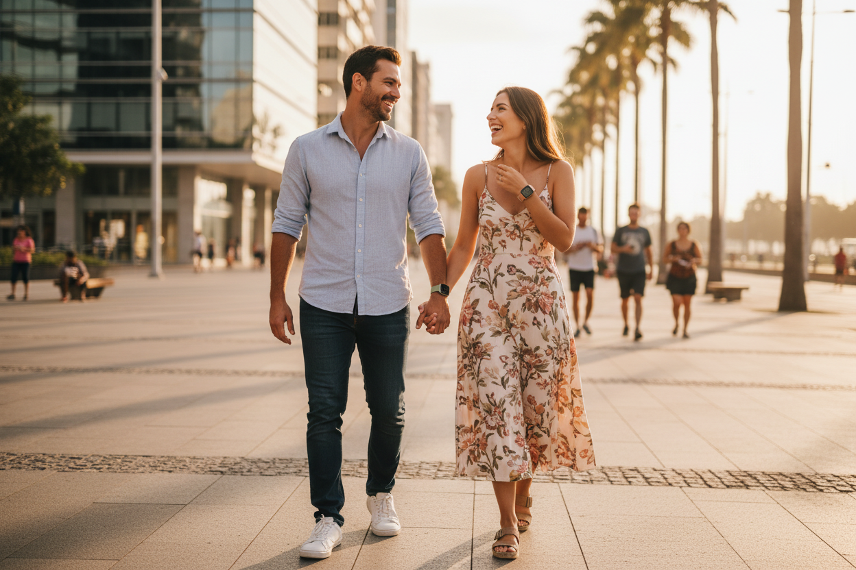 Casal EASY Silver e Rosa