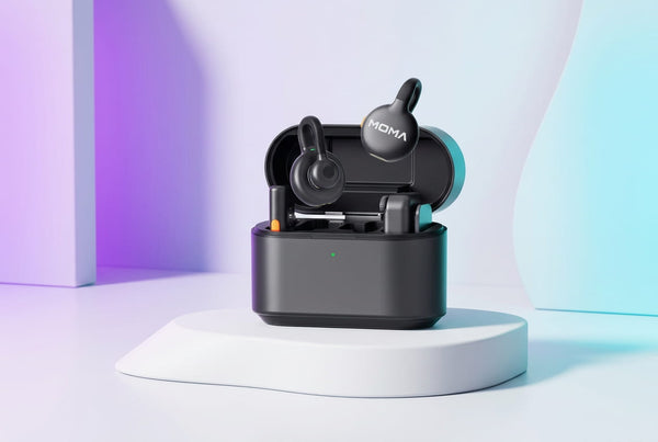 Microfone Lapela Sem Fio LARK M2 | Redução de Ruído com IA para Vlog e Lives