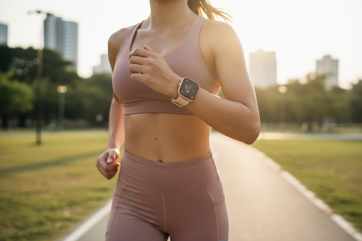 Mulher correndo ACTION Rosa