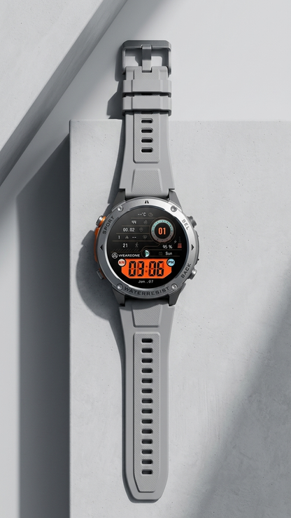 BRAVE Smartwatch | GPS, 5ATM, IP69K e 10 Dias de Bateria